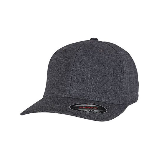 Fine Melange Flexfit - charcoal-483