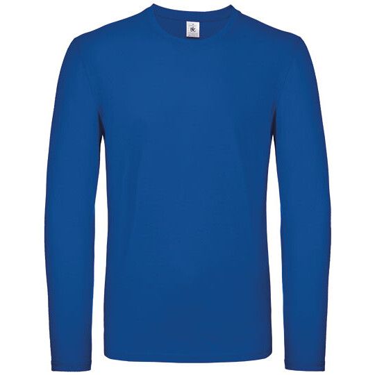 Men´s T-Shirt #E150 Long Sleeve für Herren - royal blue - L-926