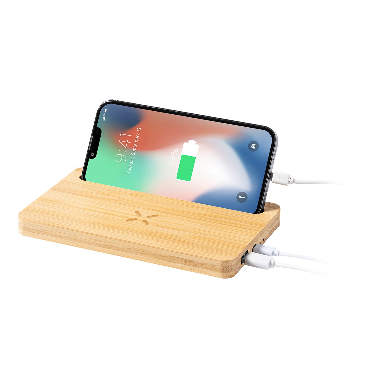 Organizer mit Wireless-Charger Loubron - natur-922