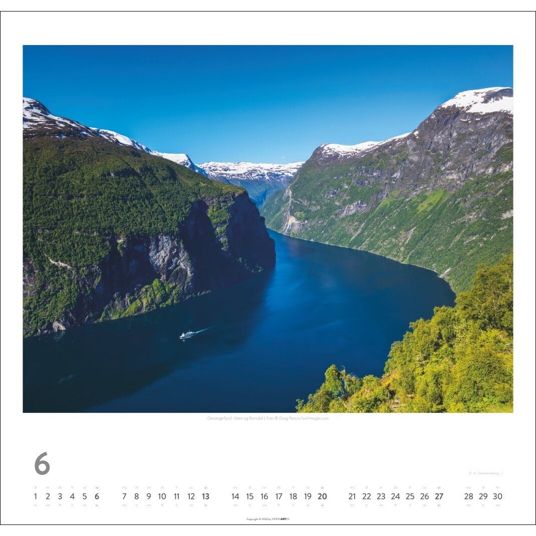 Norwegen - Landschaft & Natur Kalender-853