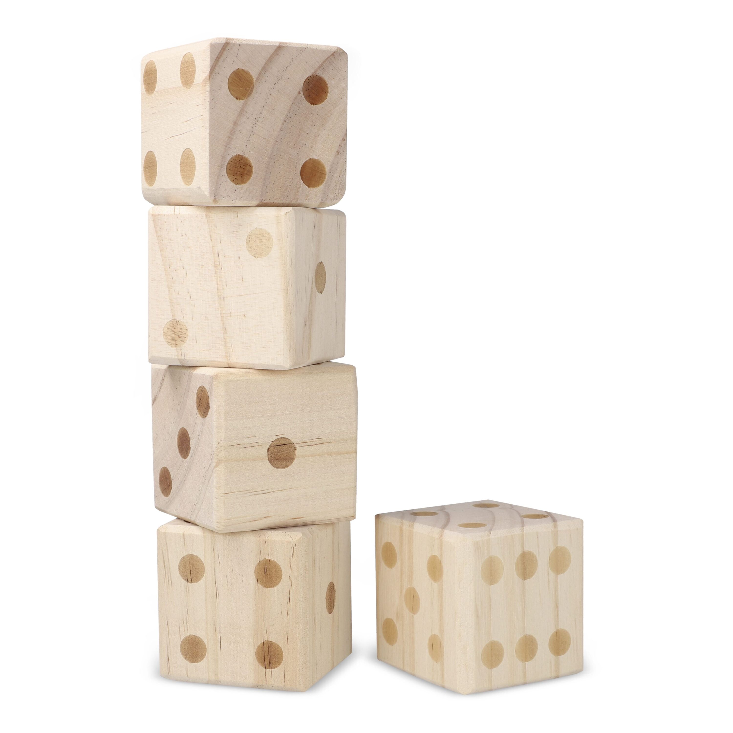 InSide Out Riesen-Würfelspiel aus Holz - holz  -  holz-323