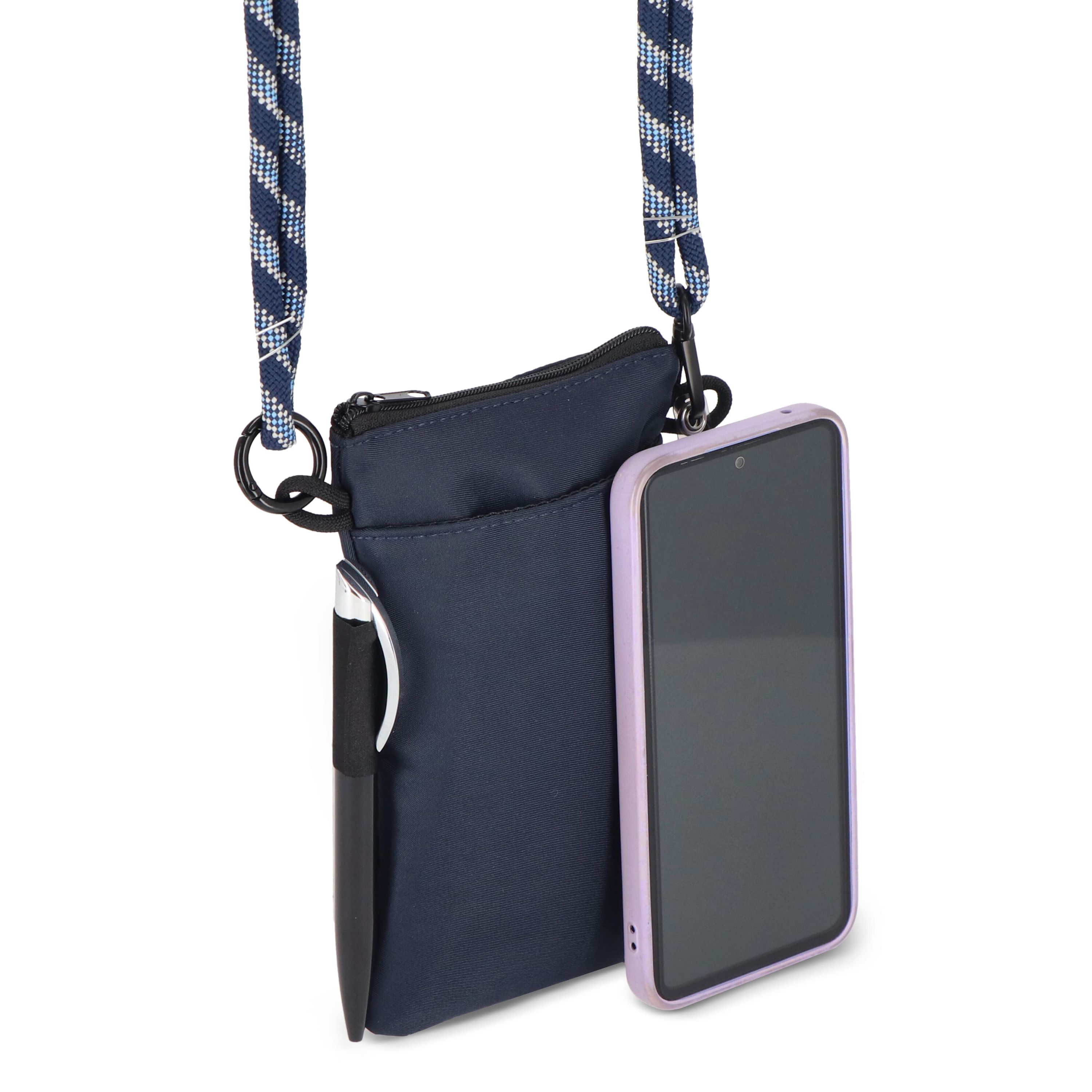 Crossbody Beutel mit Paracord Gurt - dunkelblau-898