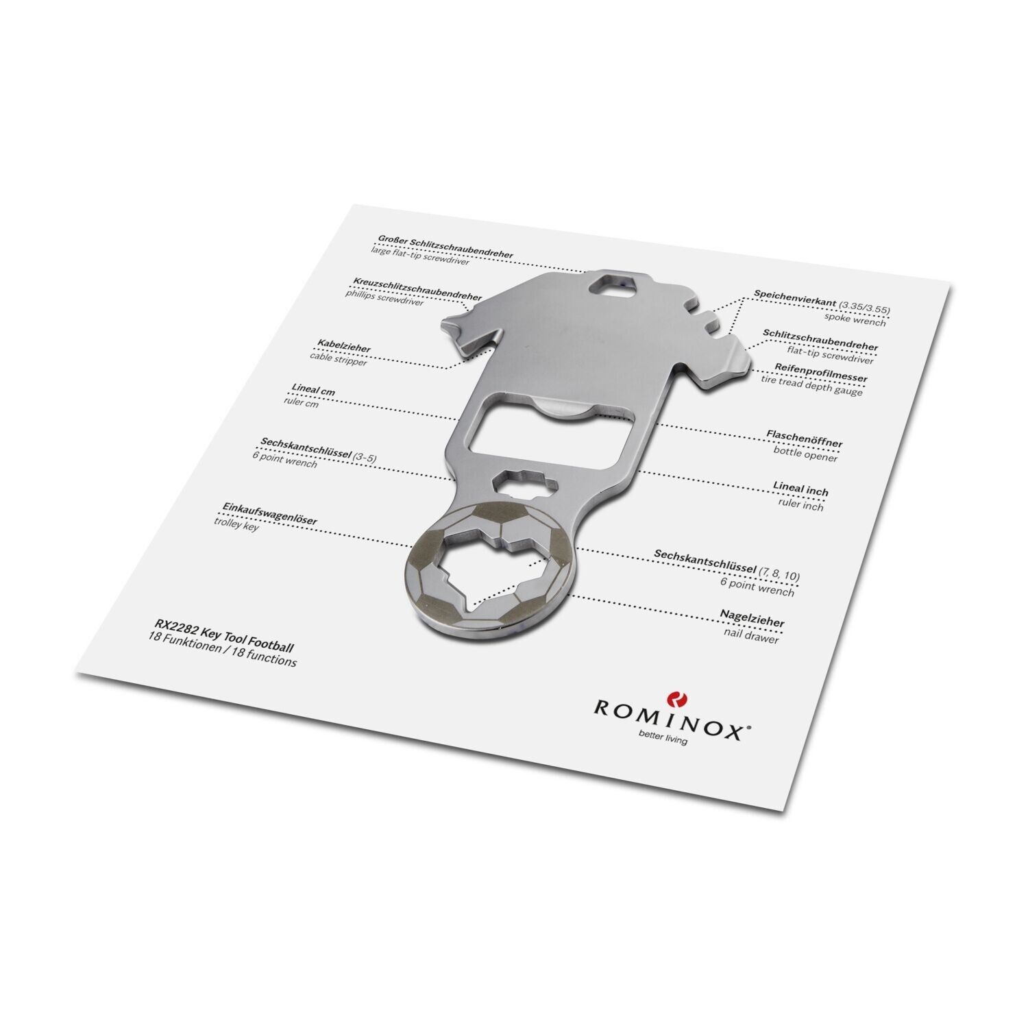 ROMINOX® Key Tool im Motiv-Mäppchen Werkzeug - Key Tool Football-590
