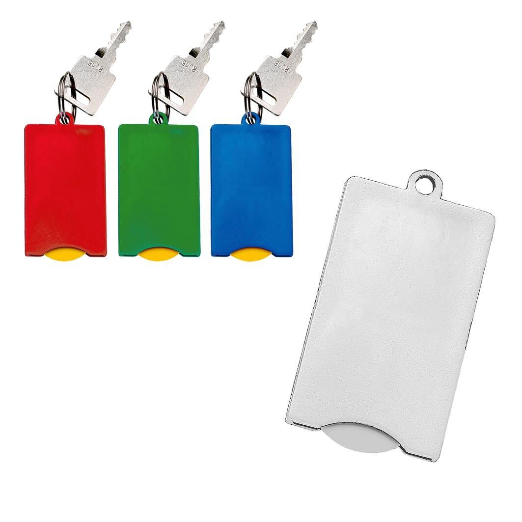 Chip-Schlüsselanhänger Square - standard-gelb-236