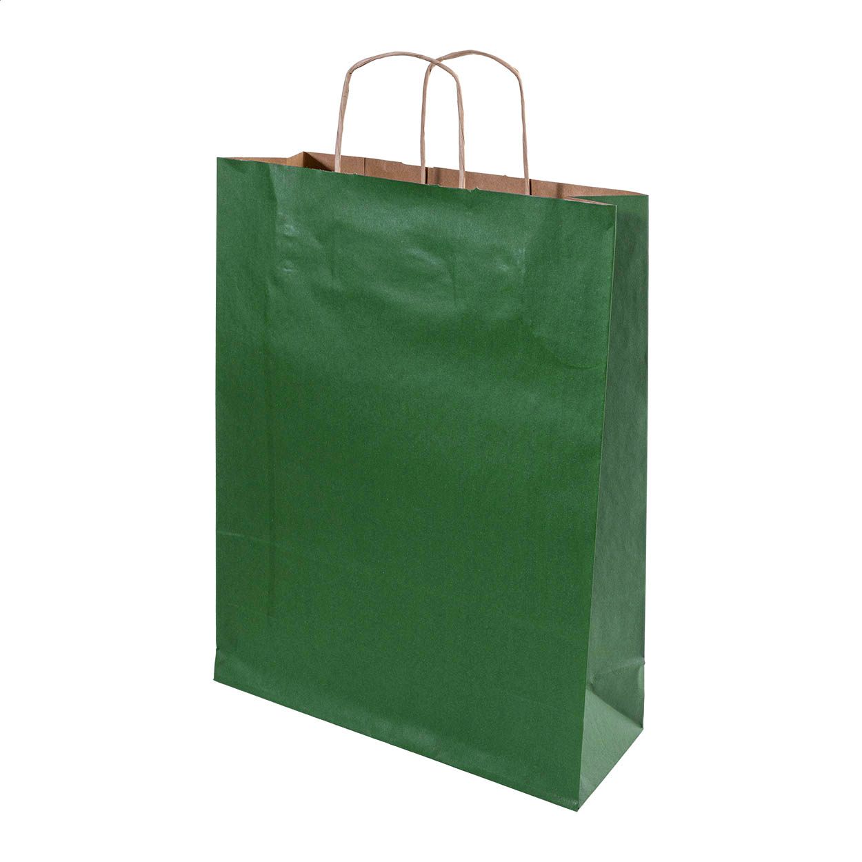 Papbag L Papiergeschenktasche, groß - grün-380