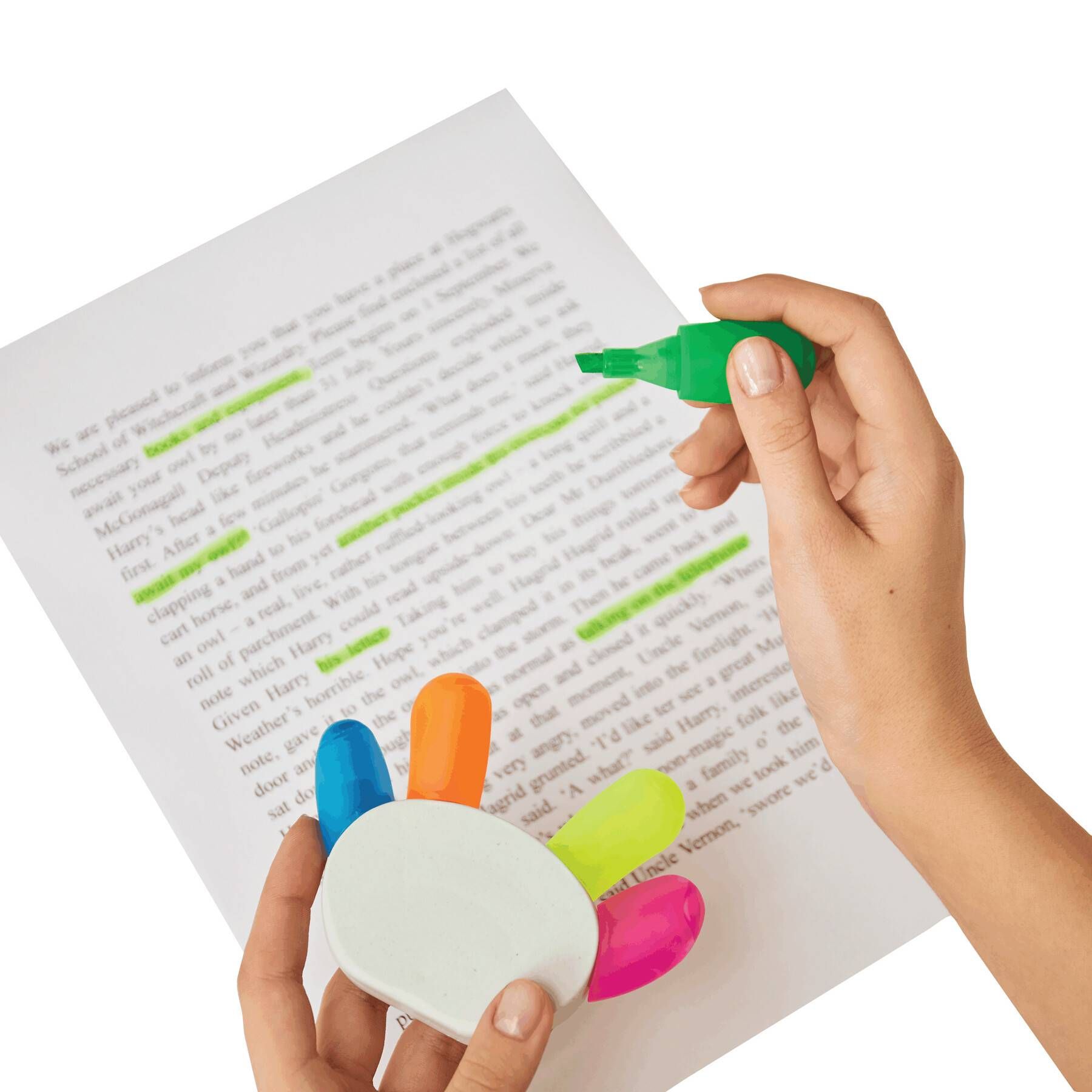 Textmarker HANDS UP - bunt-464