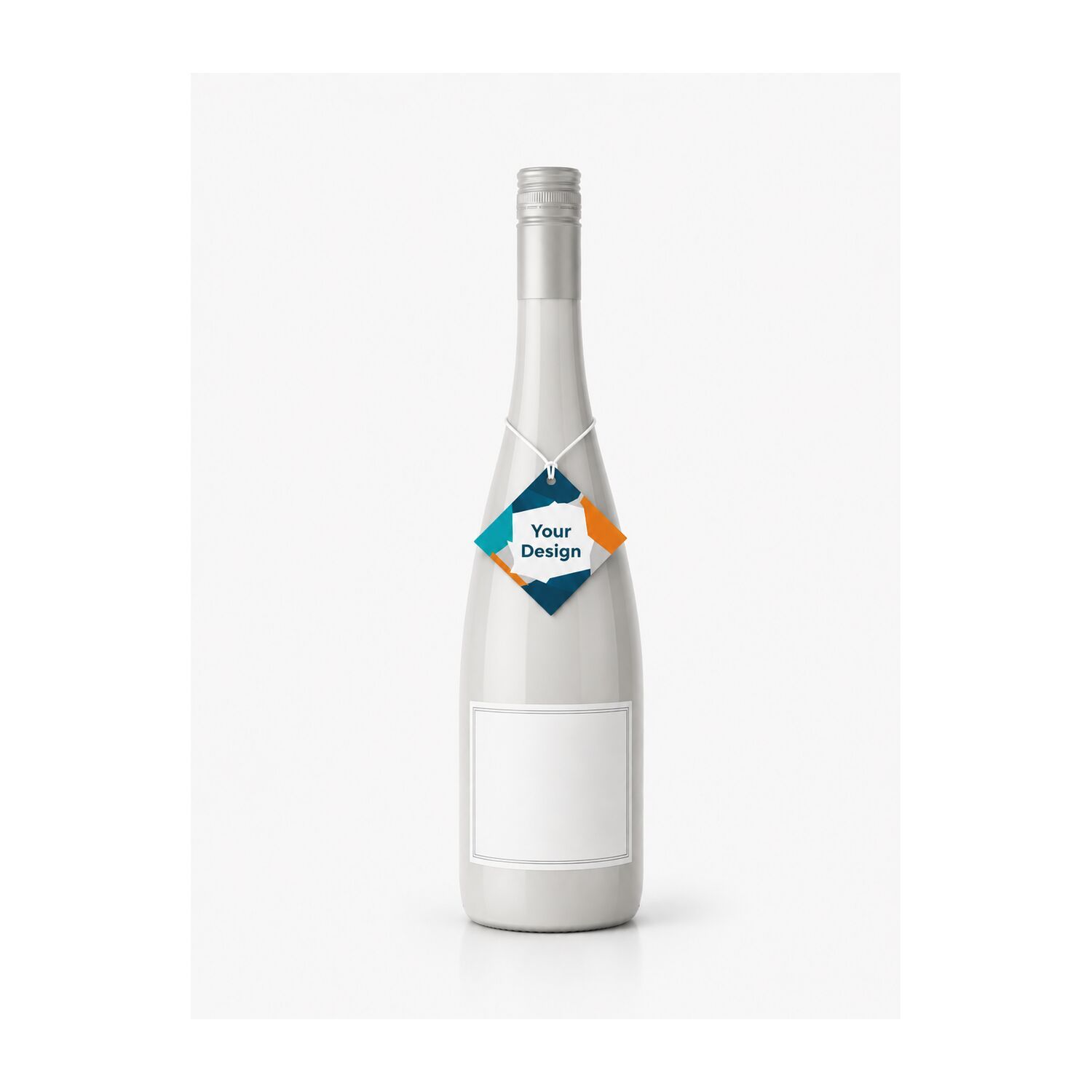 Veredelungsposition Anhänger an Flasche