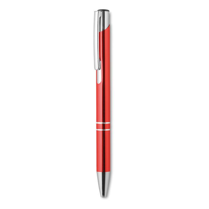 Druckkugelschreiber Aluminium BERN - rot-461