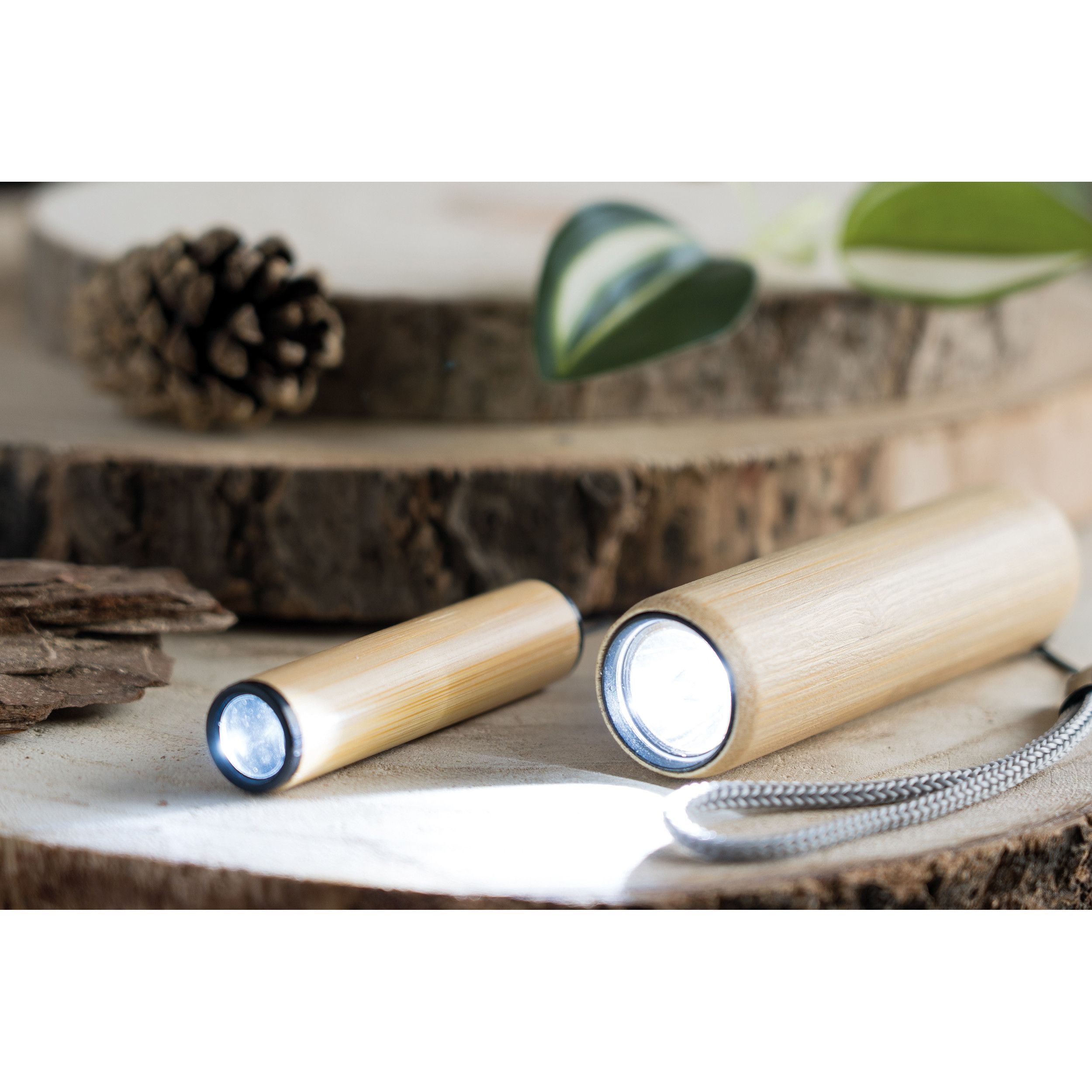 Bambus Taschenlampe Dundee - beige-504