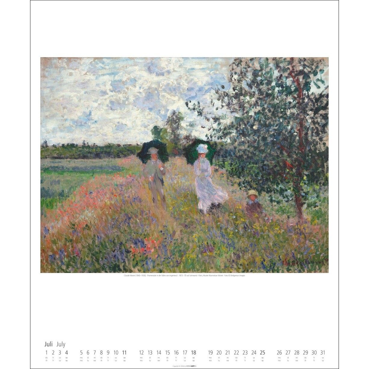 Claude Monet - Kunst & Kultur Kalender-811