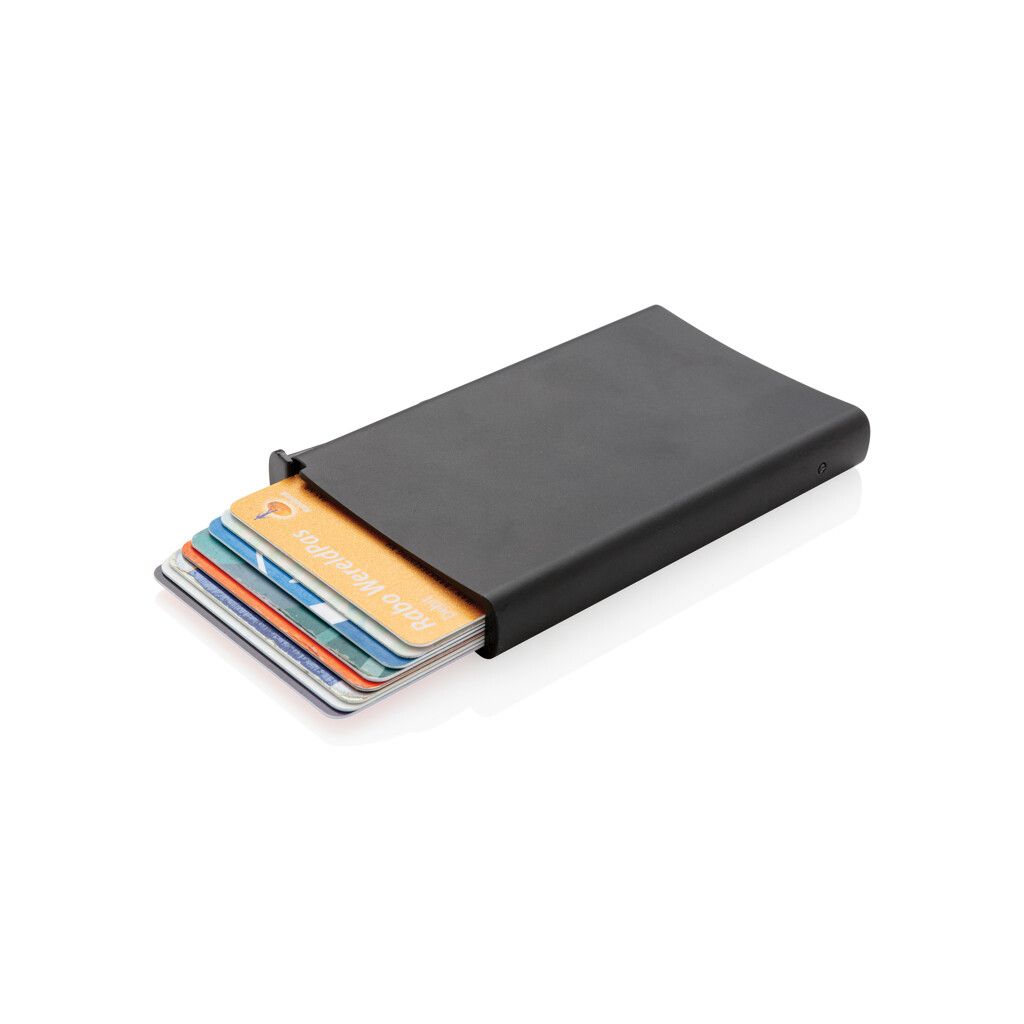Aluminium RFID Kartenhalter - schwarz-80