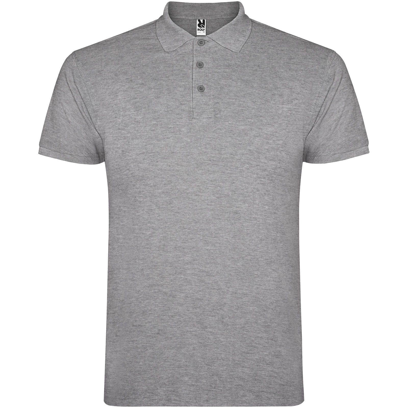 Star Poloshirt für Herren - marl grau - XL-265
