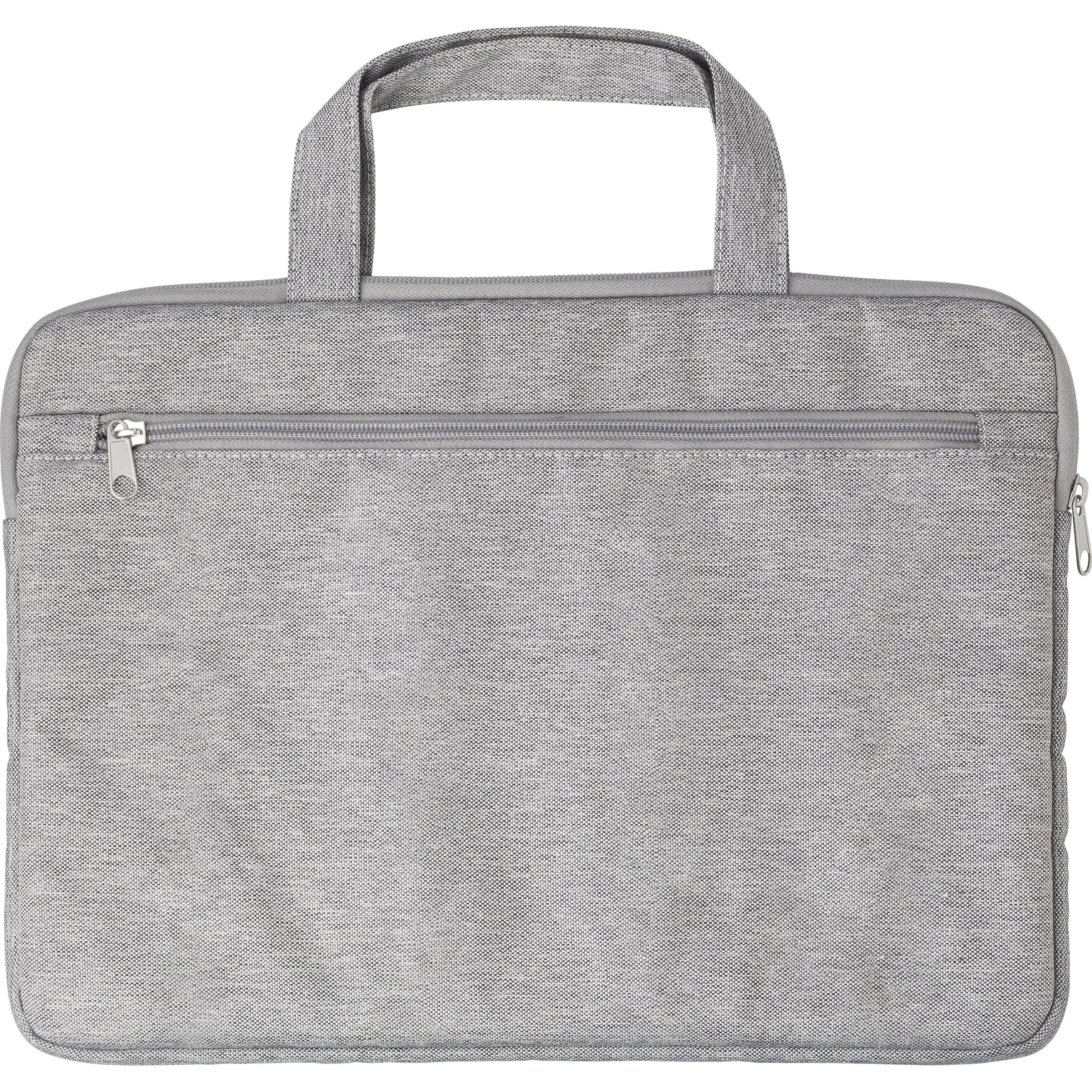 rPET-Laptop-Tasche Ibrahim - grau-603