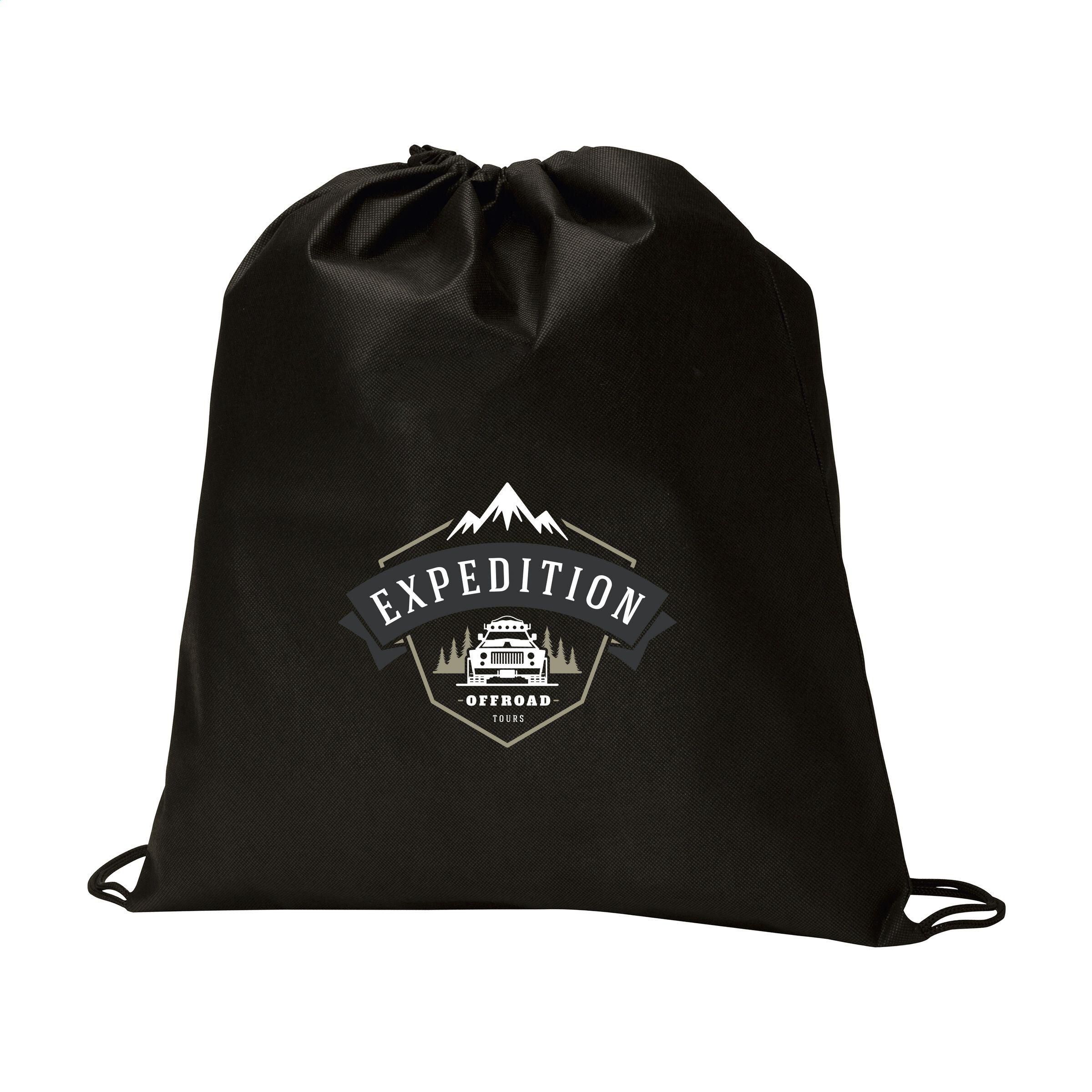 Non-Woven Promobag GRS RPET (80 g/m²) Rucksack - schwarz-40