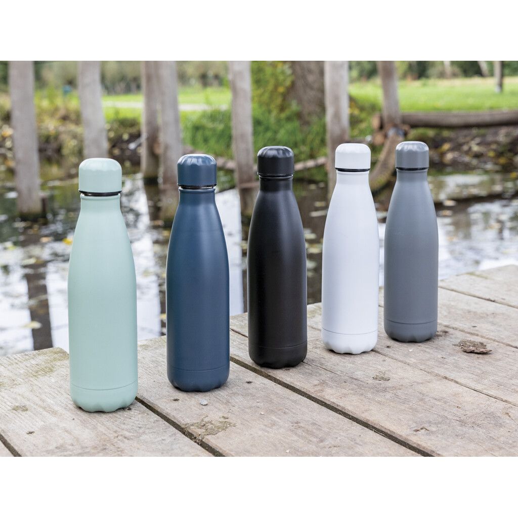 Einfarbige Vakuumisolierte Stainless Steel Flasche - grün-242