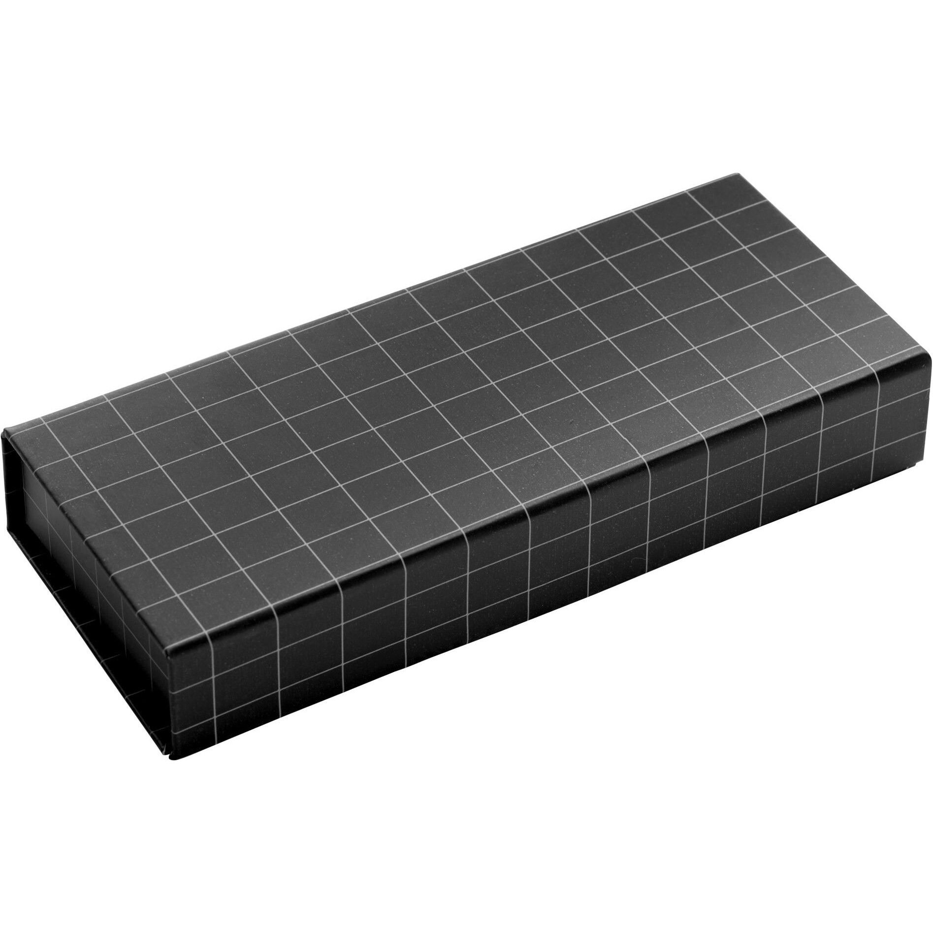 Schreibset aus Metall Daniel - schwarz - silber-206