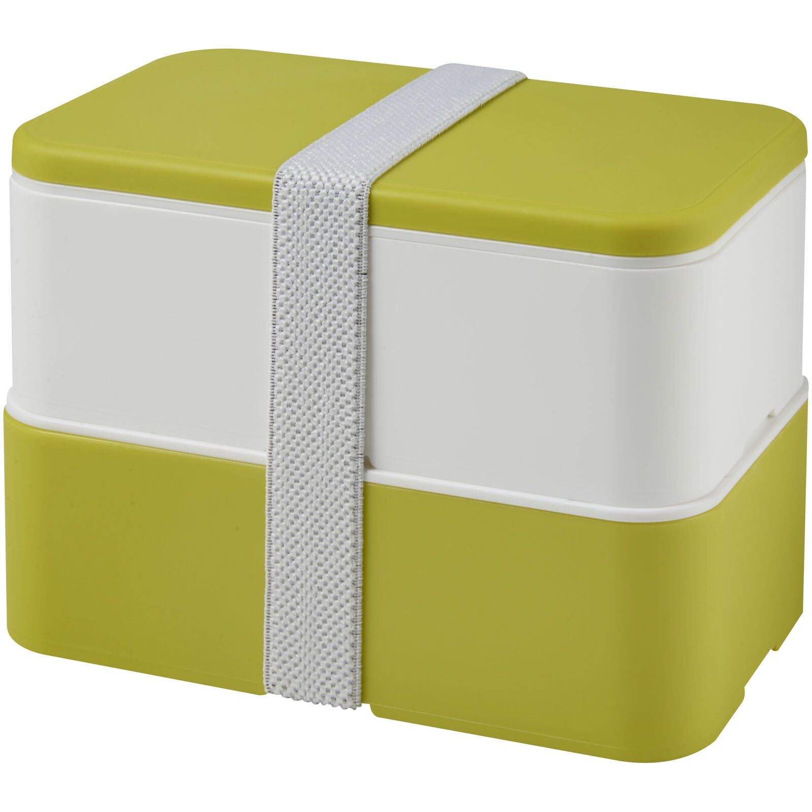 MIYO 700+700 ml Doppel-Lunchbox - limone -  weiss -  weiss-674