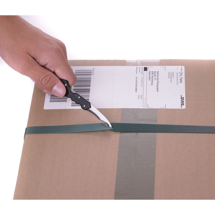 Paketmesser HOOK 2 - schwarz - silber-988