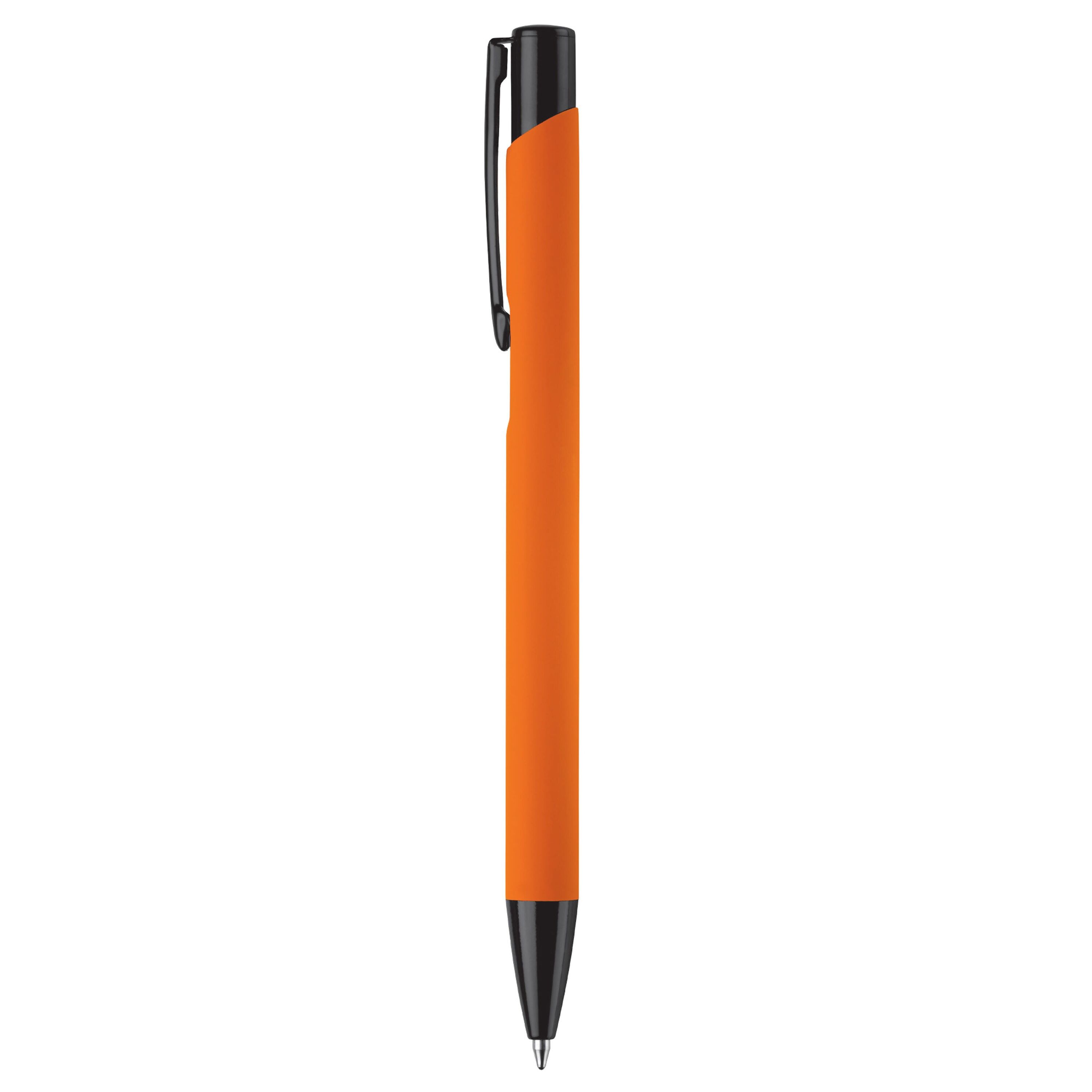 Kugelschreiber Alicante wSofttouch - orange  -  schwarz-201