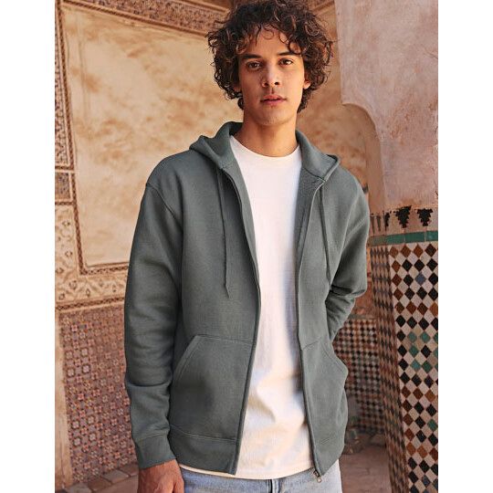 Iconic Premium Hooded Sweat Jacket für Herren - black-708