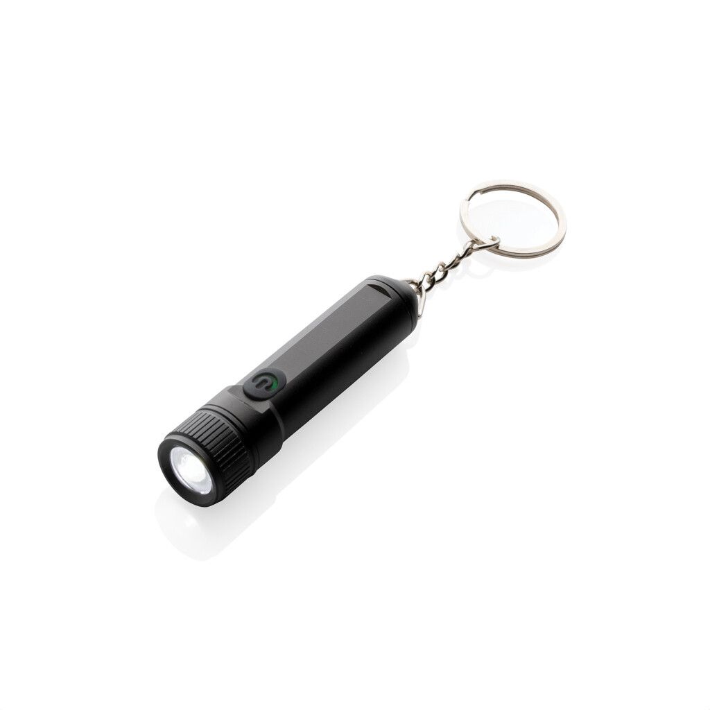 Gear X wiederaufladbare ultrahelle Key-Chain Taschenlampe - schwarz-461