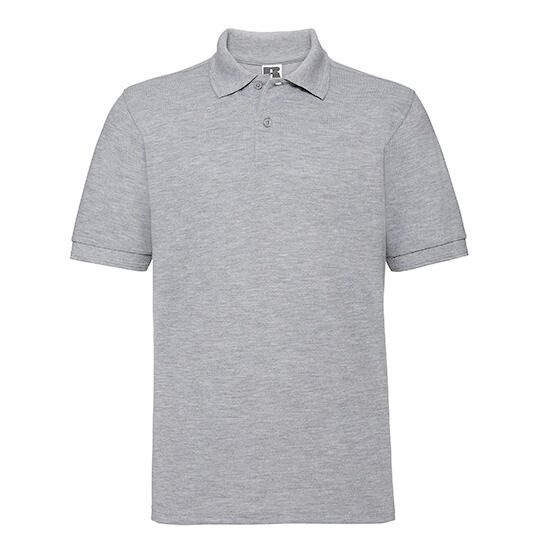 Hardwearing Polycotton Polo - light oxford heather - L-885