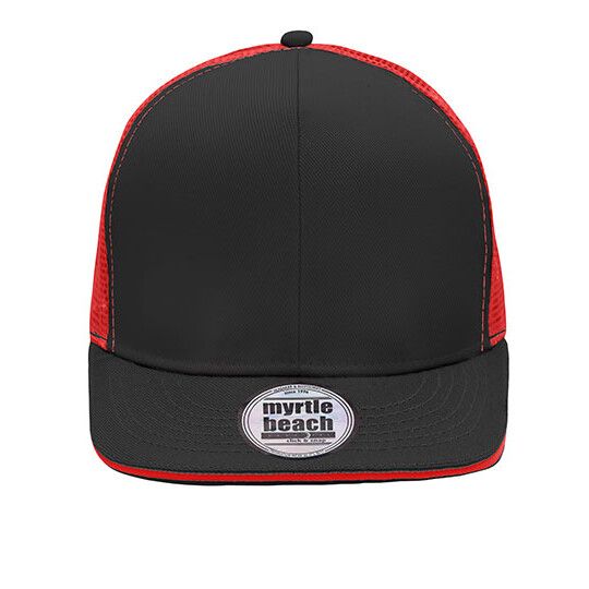 black - red