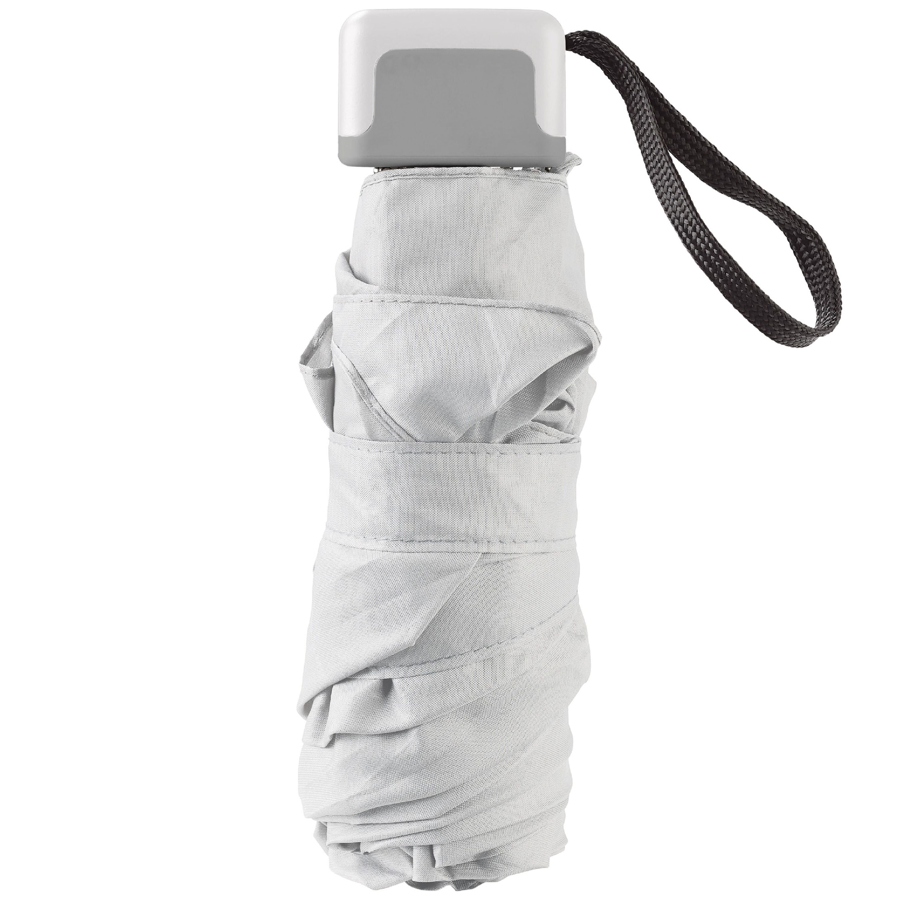 Ultraleichter 21” Regenschirm mit Hülle - weiss-604