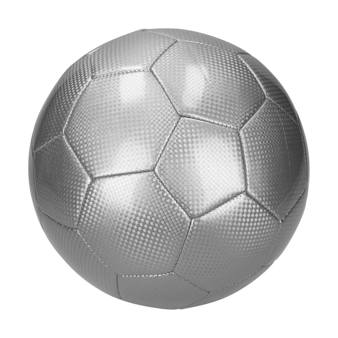 Fußball Carbon, groß - silber-676