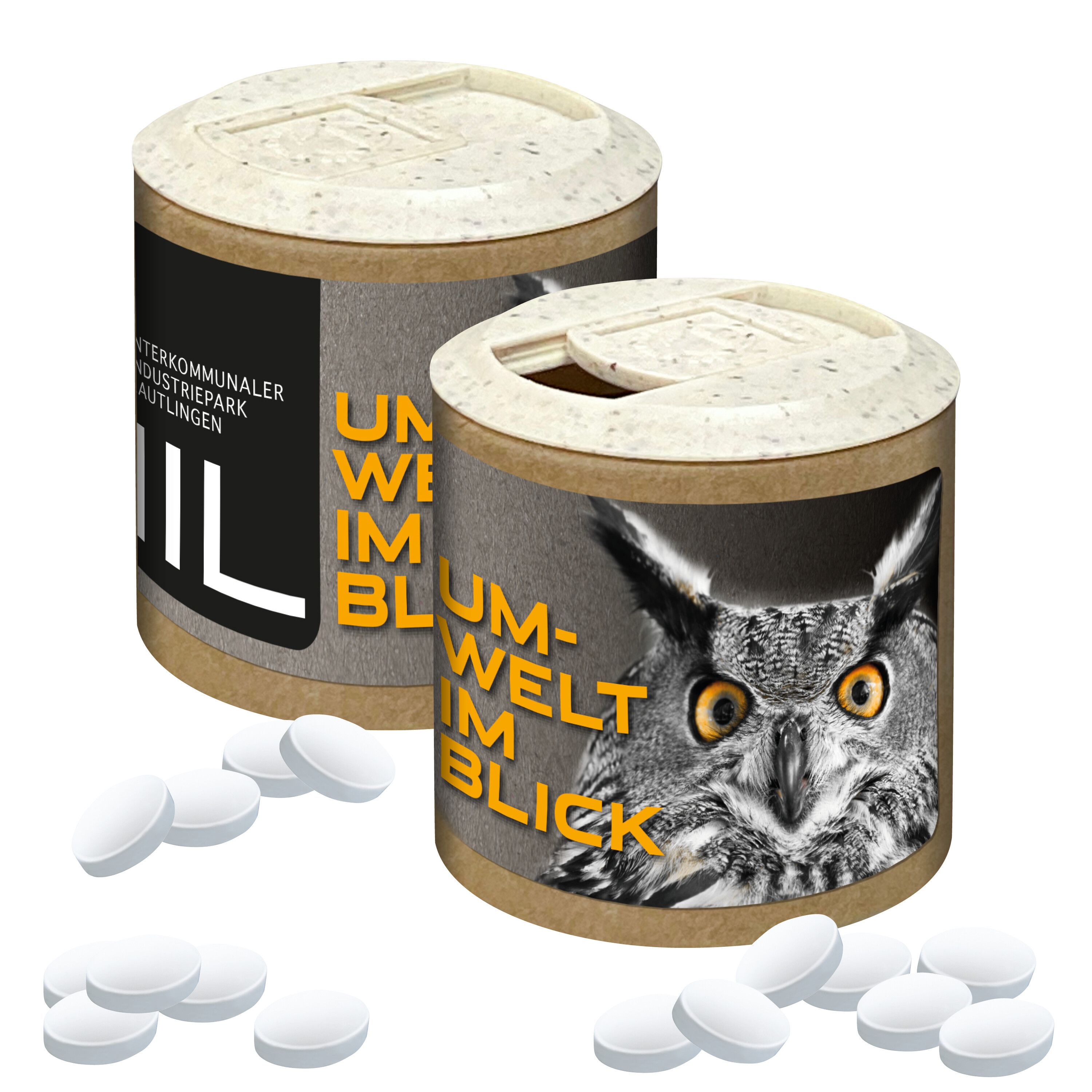 Papier-Werbedose mit Cool Ice-769