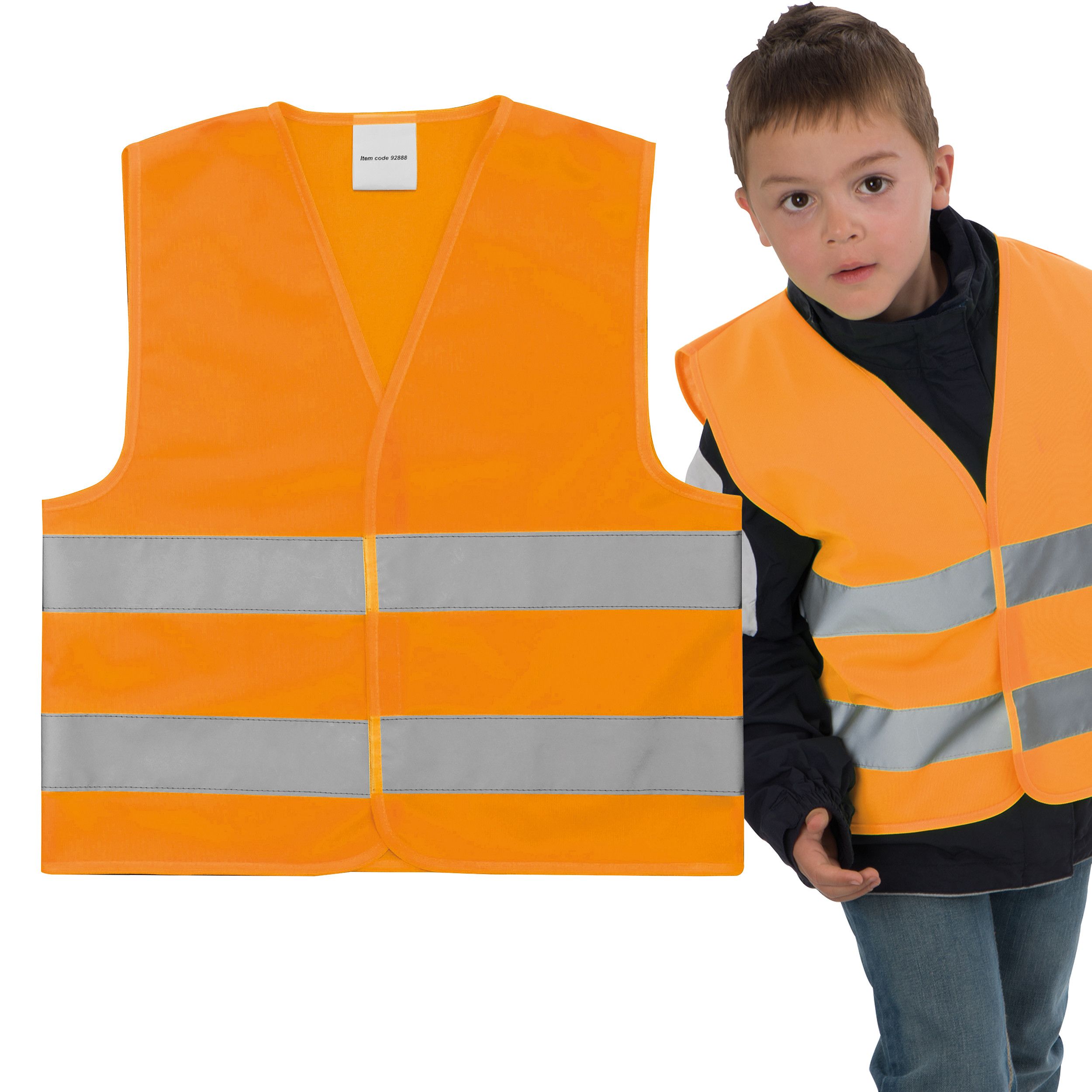 Kinderwarnweste Ilo - orange-753