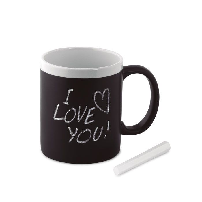 Kaffeebecher Kreide 300 ml CHALKY - weiß-586