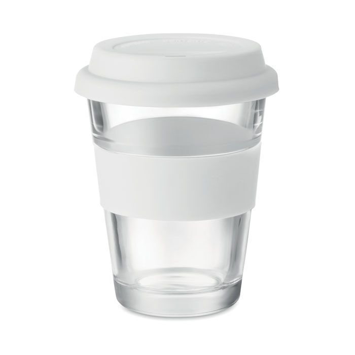 Glas Becher 350 ml ASTOGLASS - weiß-791