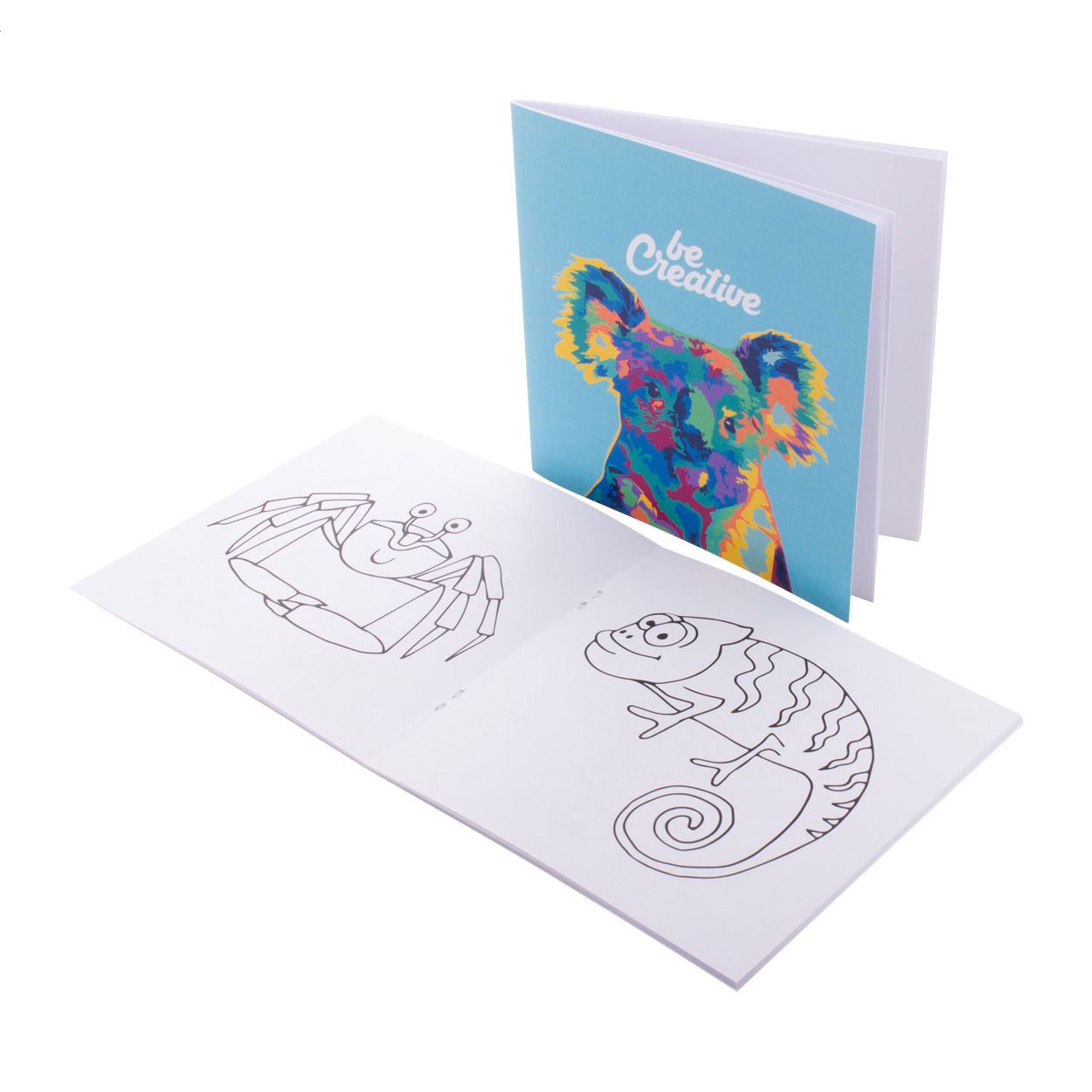 Individuelles Malheft, Tiere ColoBook - weiß-459