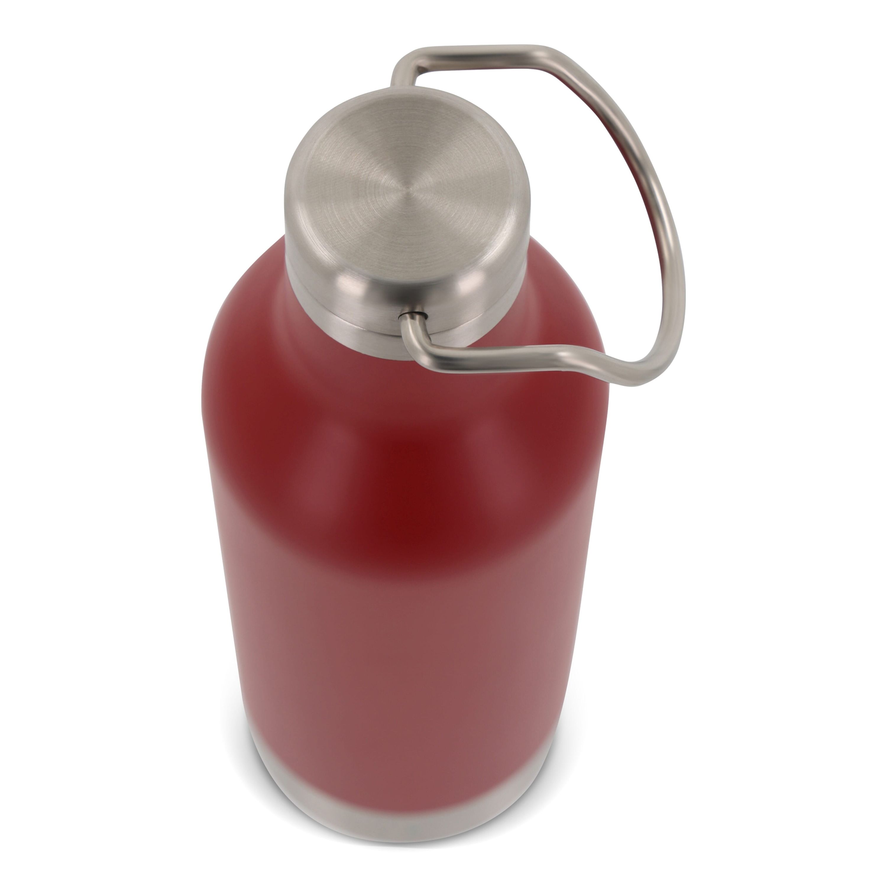 Edelstahl-Isolierflasche 400ml - rot-502