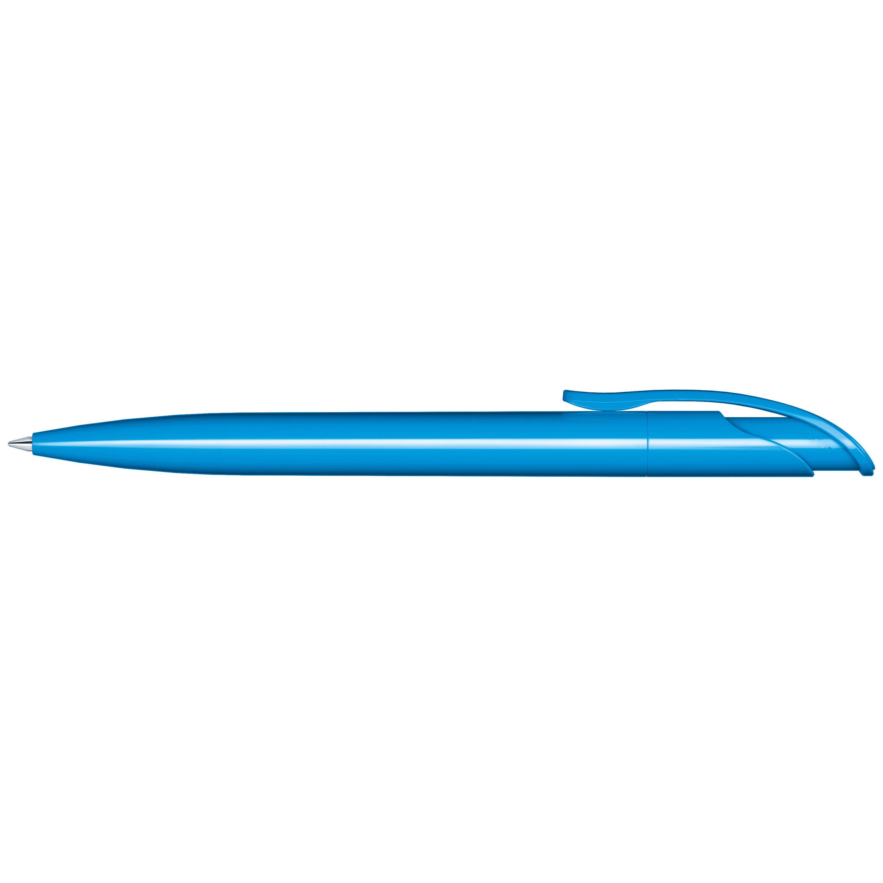 Challenger Polished Druckkugelschreiber - cyan-444
