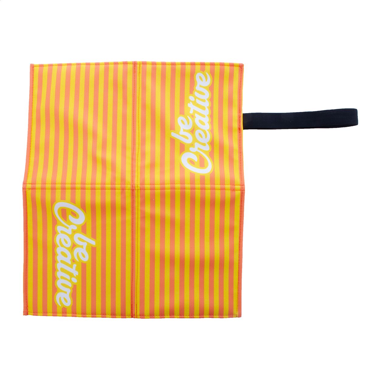 Fanseat Fold Individuelles RPET Sitzkissen - schwarz - weiß-600
