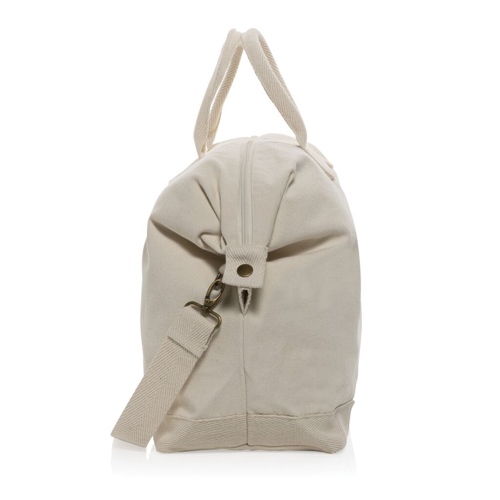 Kezar AWARE™ 500g/m² Wochenendtasche aus recyceltem Canvas - off white-916