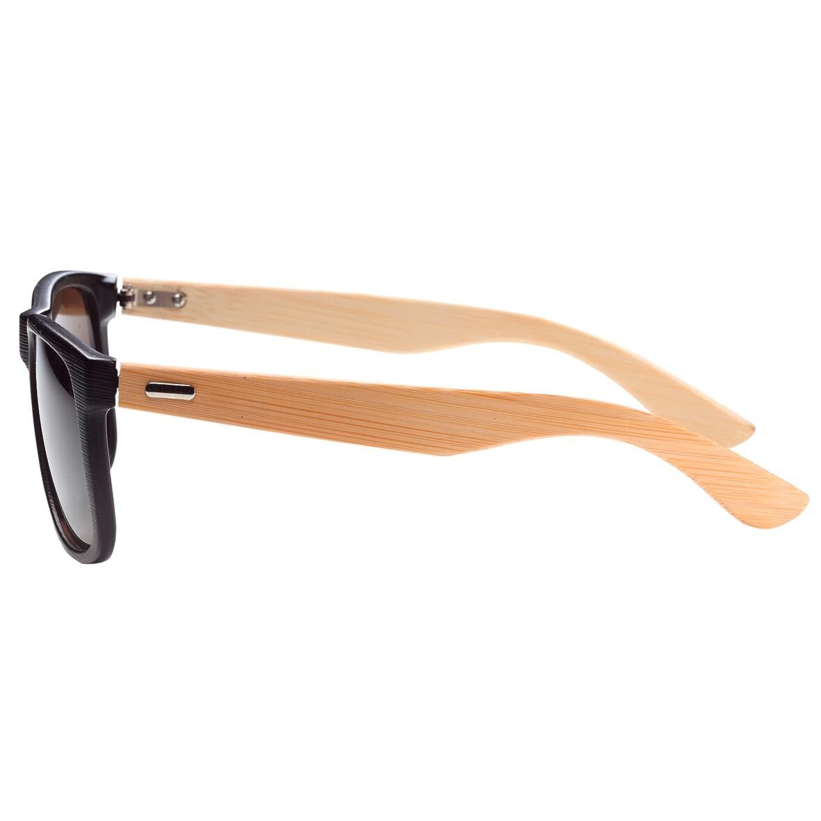 Sonnenbrille Bamboo - schwarz - braun-504