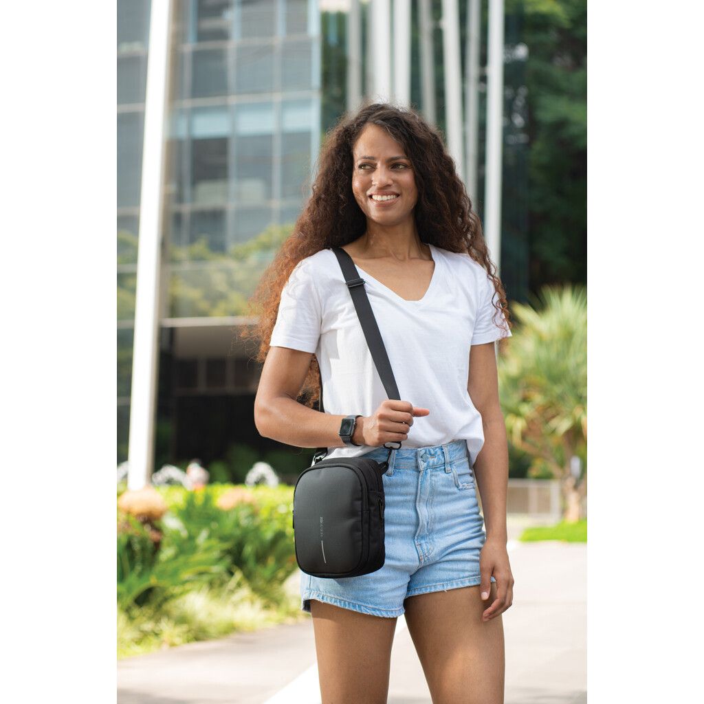 Boxy Sling - schwarz-495