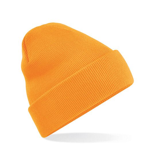 Original Cuffed Beanie - fluorescent orange-395