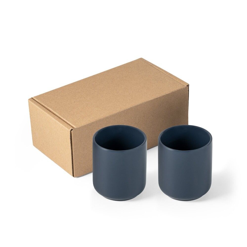 OWENS Keramikbecherset 280 ml - dunkelblau-545