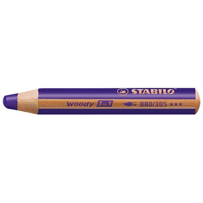 STABILO woody 3 in 1 Farbstift - violett-34