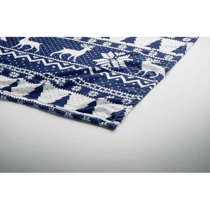 RPET-Fleece-Decke 190 g/m² TOSTI - blau-85