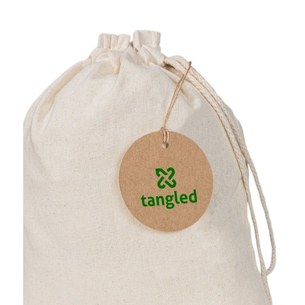 LABEL ROUND Etikett aus 100 % Recyclingpapier in rundem Format - natur-452