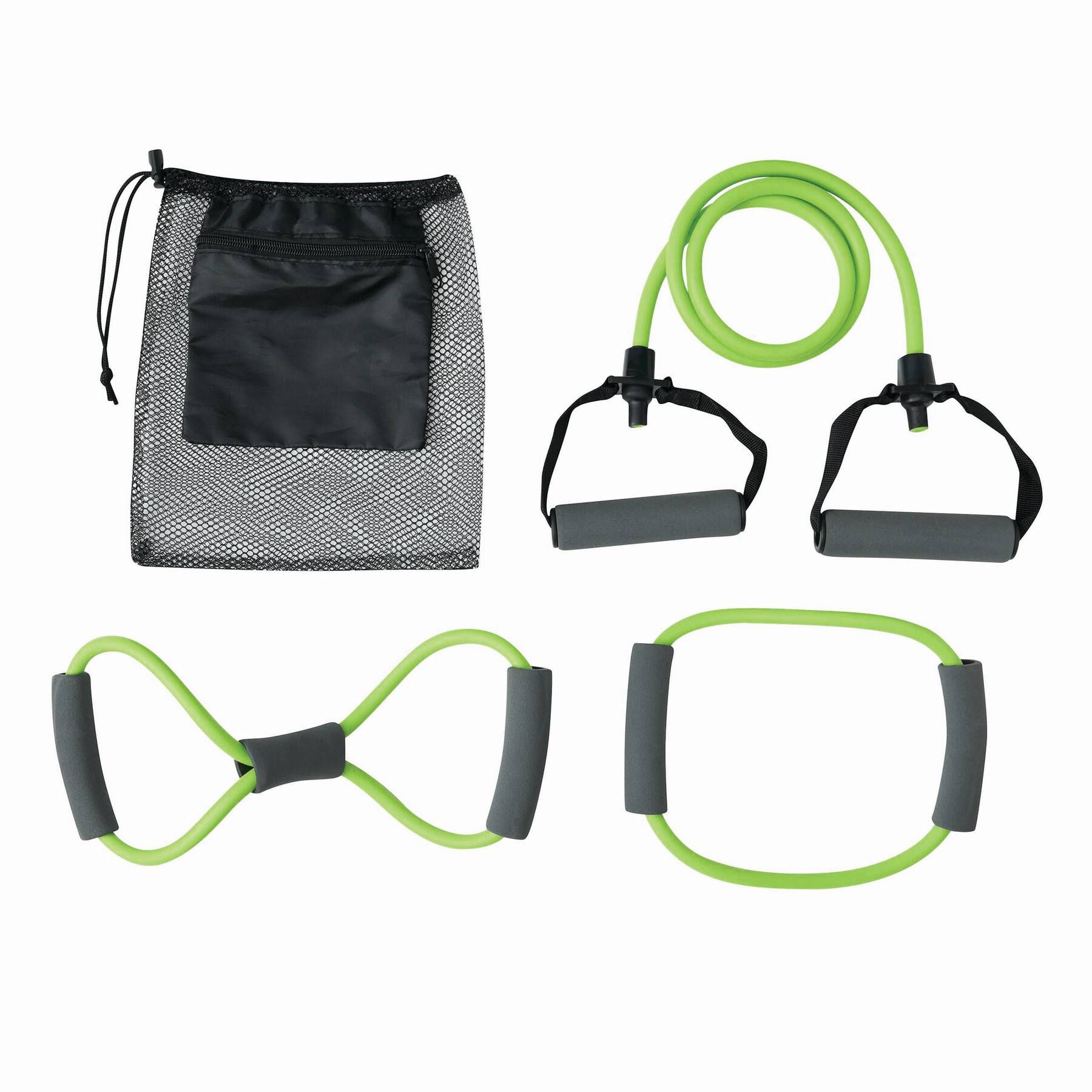 Fitnessbänder-Set SPORTS SPIRITS - grün - schwarz-730