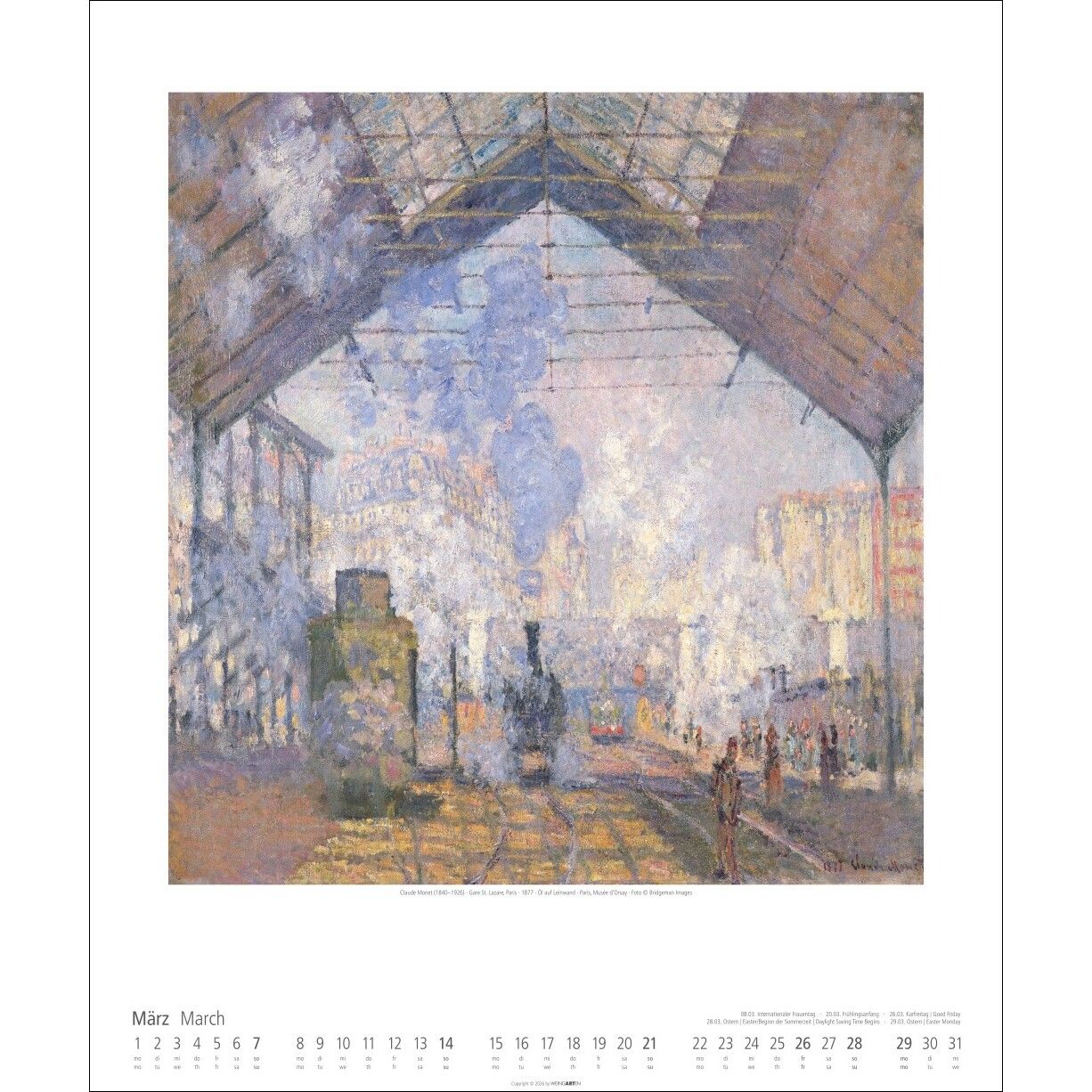 Claude Monet - Kunst & Kultur Kalender-778