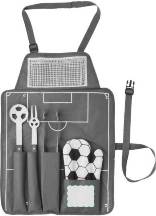 Veredelungsposition Tasche auf der Vorderseite