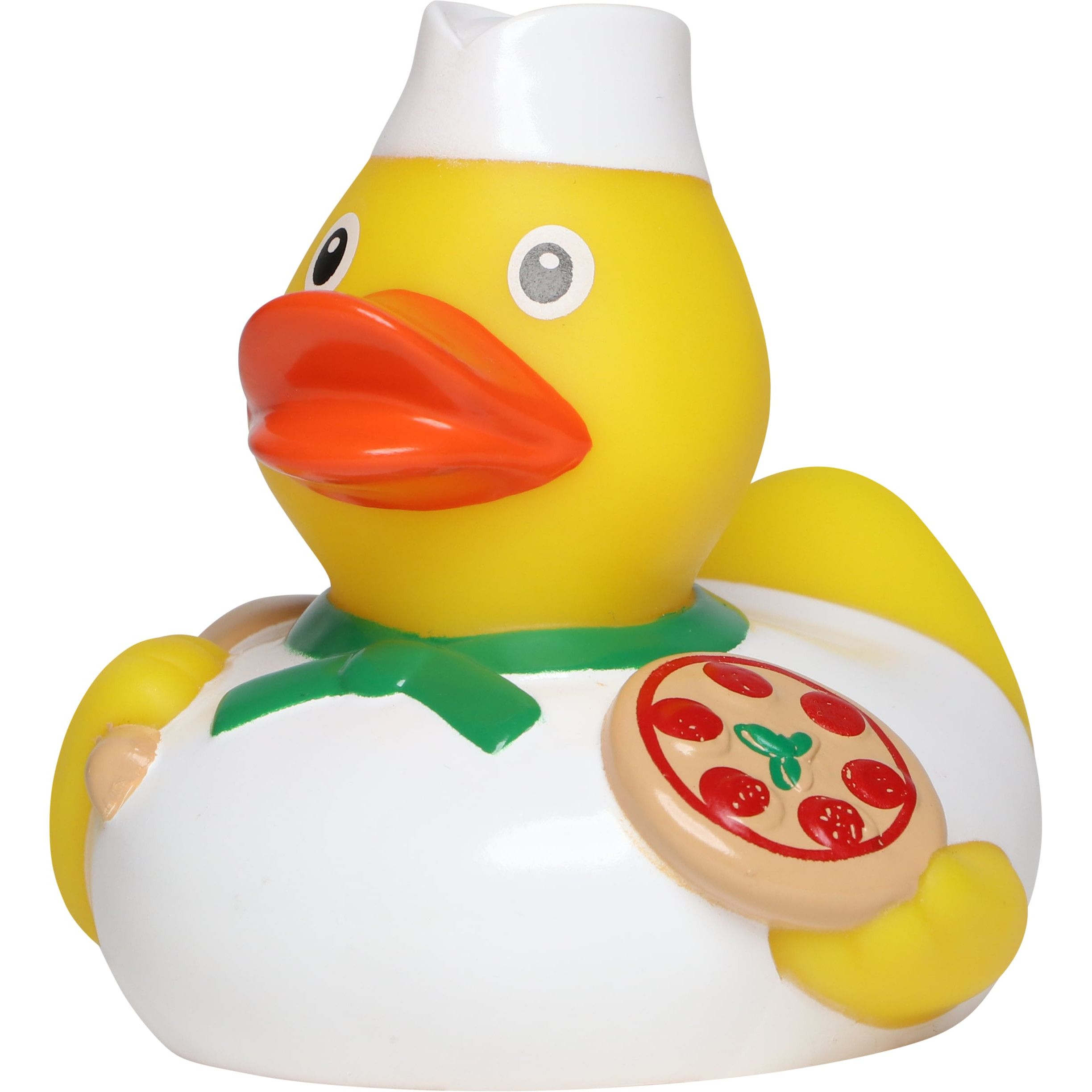Quietsche-Ente Pizzabäcker - bunt-972