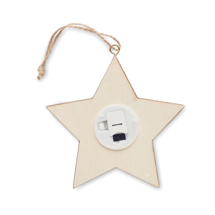 MDF-Stern mit Licht STARLIGHT - holz-827
